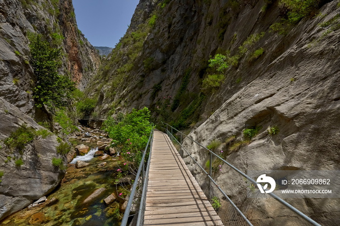 The Sapadere canyon in the Taurus mountains, Alanya, Turkey