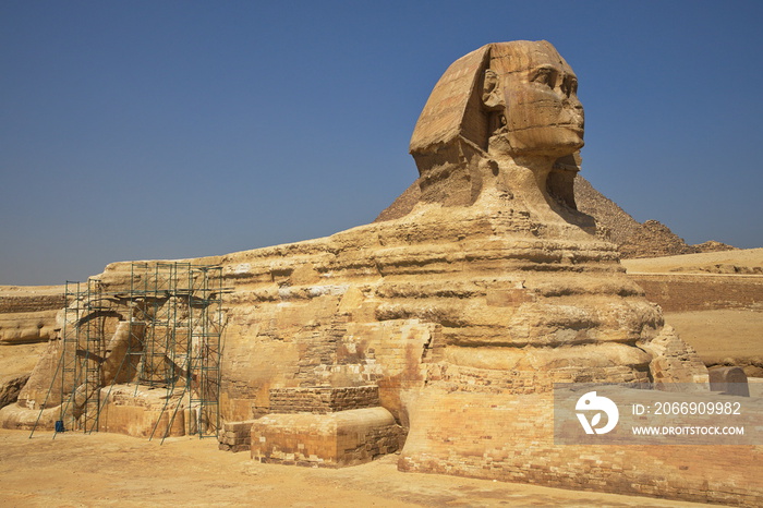 Sphinx in Giza, Egypt, Africa