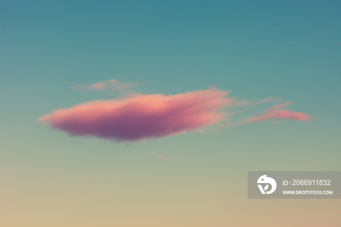 pink cloud on sky background image