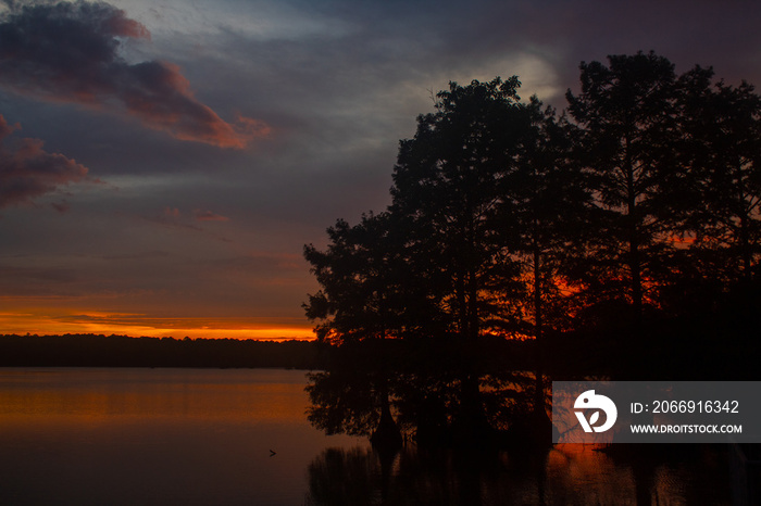 Sunset on Stumpy Lake