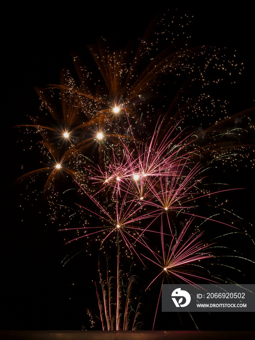 Fireworks and pyrotechnics on National Day