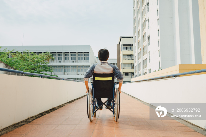 People with disabilities can access anywhere in public place with wheelchair,that make them independent in transportation and feel they are not the stranger from social