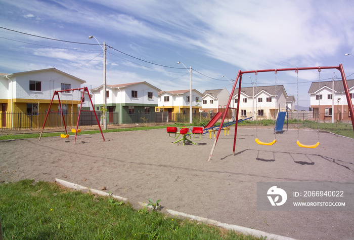 Housing projects in Santiago de Chile, South America