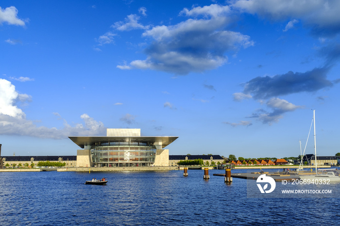 Denmark - Zealand region - Copenhagen - modern building of the Copenhagen Royal Opera House on Holmen