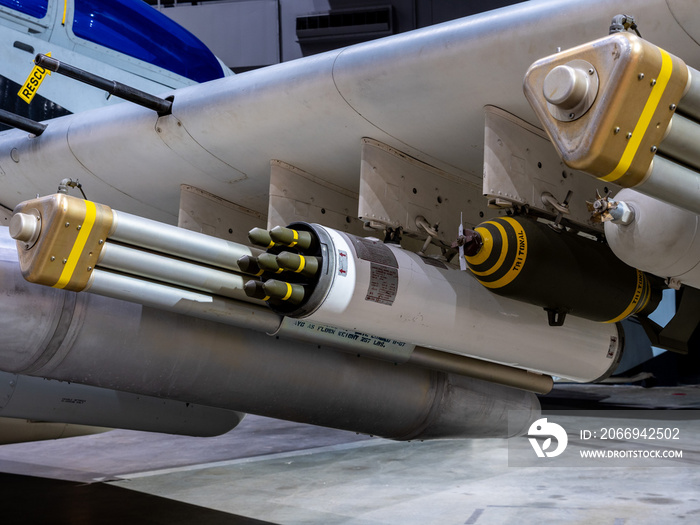 Missile Payload under an Airplane Wing