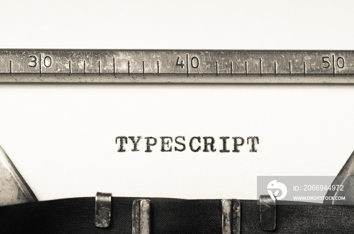 Word typescript  typed on  typewriter