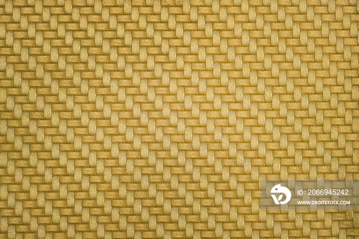 Yellow carbon fiber texture background.