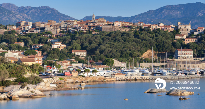 Summer coastal landscape of Porto-Vecchio