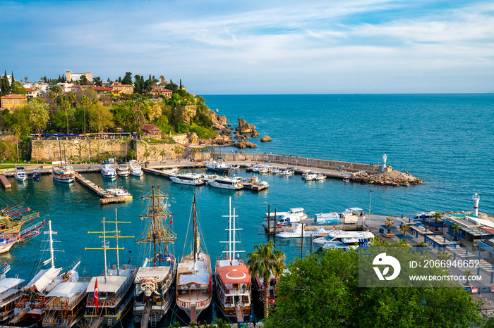 Old Town Kaleici In Antalya, Turkey