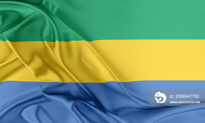 Gabon Flag.