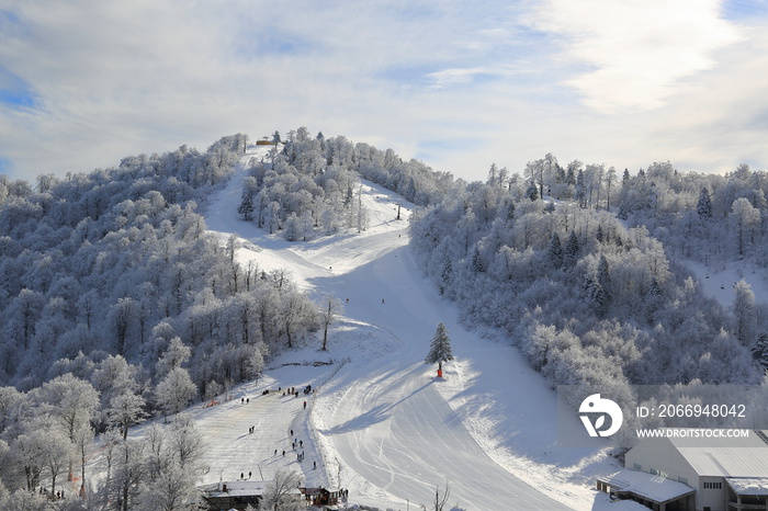 Kartepe ski resort. Kocaeli, Turkey