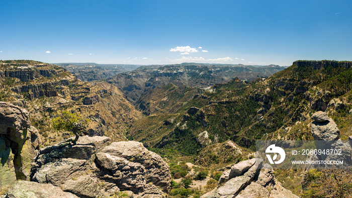 View of the Copper Canyon, Chihuahua, Mexico