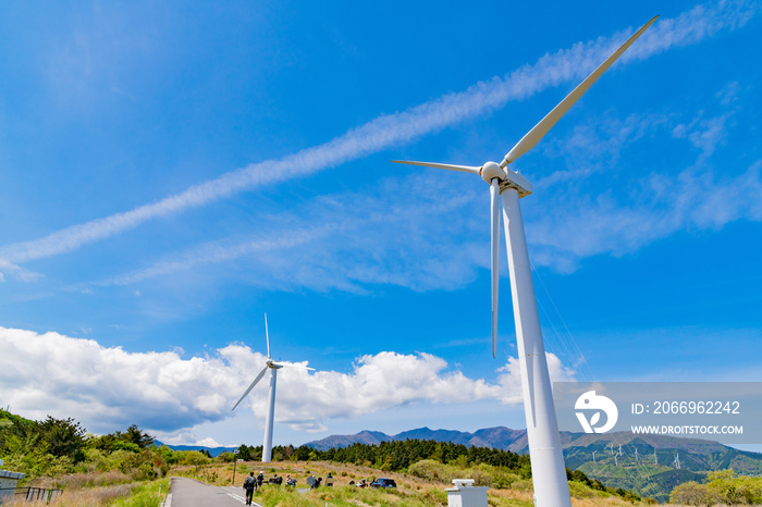 静岡県東伊豆町稲取　東伊豆町風力発電所