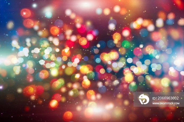 Colored abstract blurred light glitter background layout design can be use for background concept or festival background