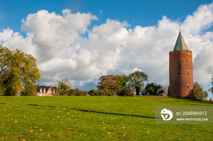 Vordingborg castle ruins in Denmark