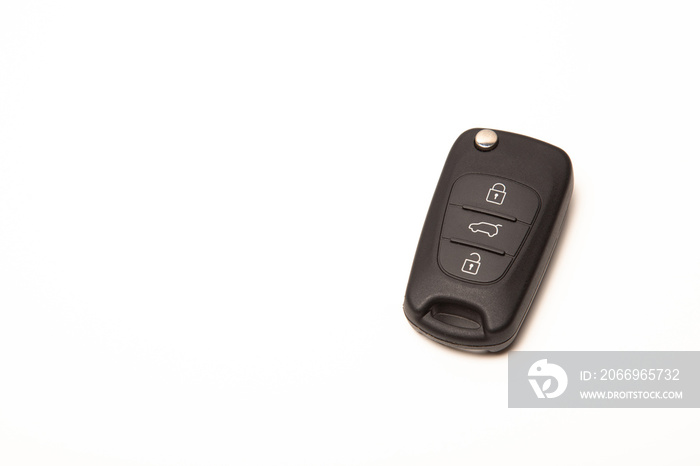 Car key isolated on white background