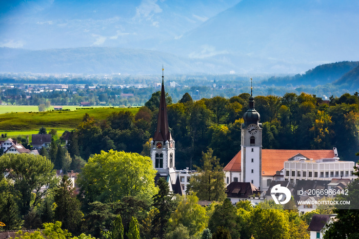 Altstätten, City in Switzerland, St. Gallen