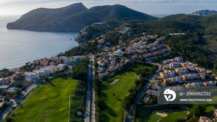 Golf course in Peguera Majorca Spain