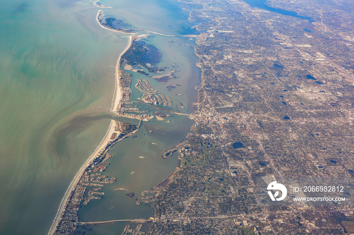 Aerial view of Tampa