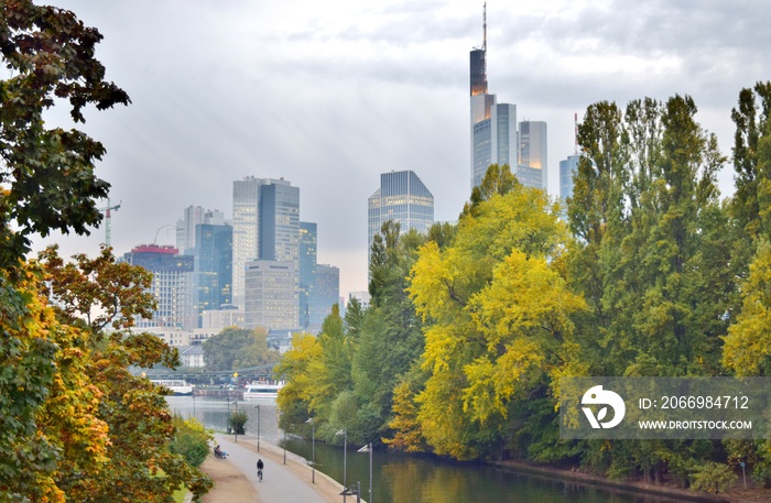 Frankfurt in the Autumn (Evening) - Frankfurt, Germany