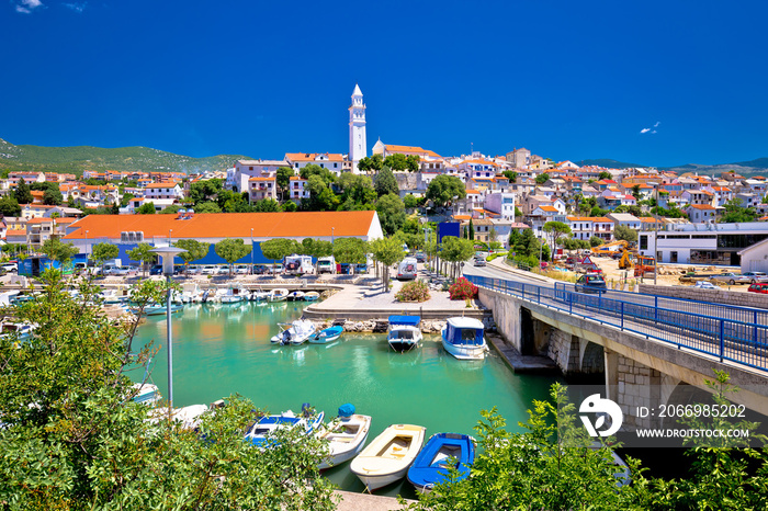 Town of Novi Vinodolski waterfront view