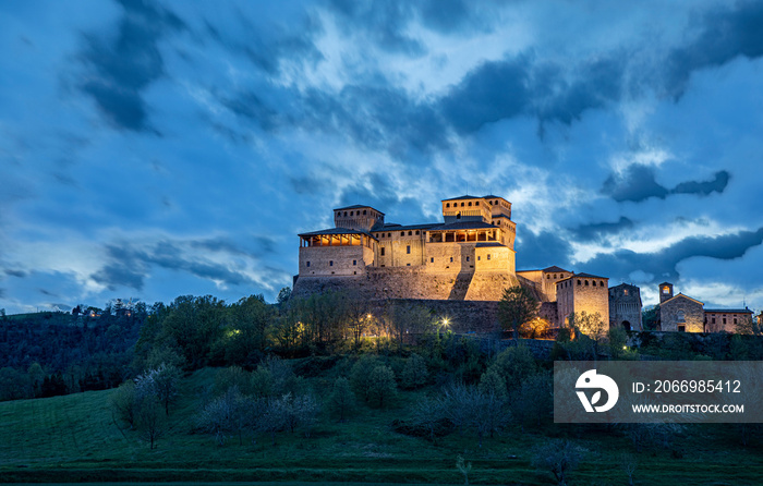 castle in the night