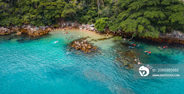 aerial photos of bombinhas beach Santa Catarina Brazil