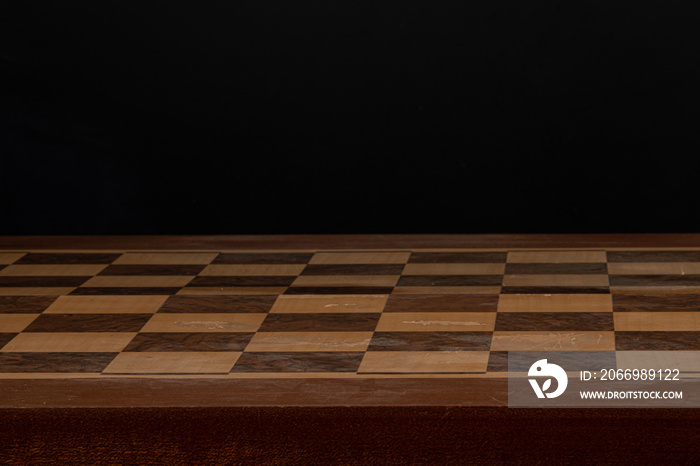 High Resolution Wooden Chess field texture.