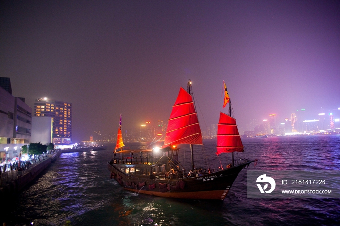 维多利亚港夜景