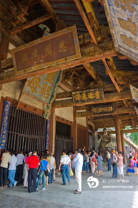 山西晋祠历史建筑