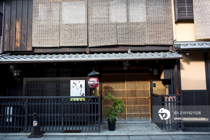 日本京都祗园地区街景