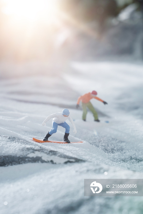 创意微观滑雪