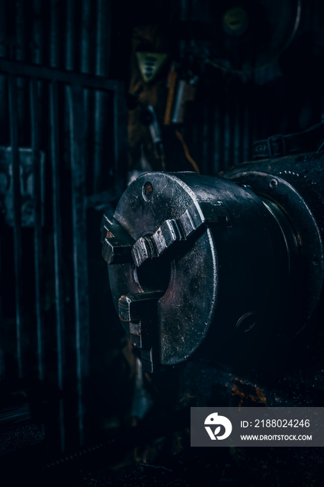 old machinery in a factory