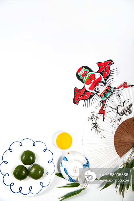 青团和中国传统文化工艺品