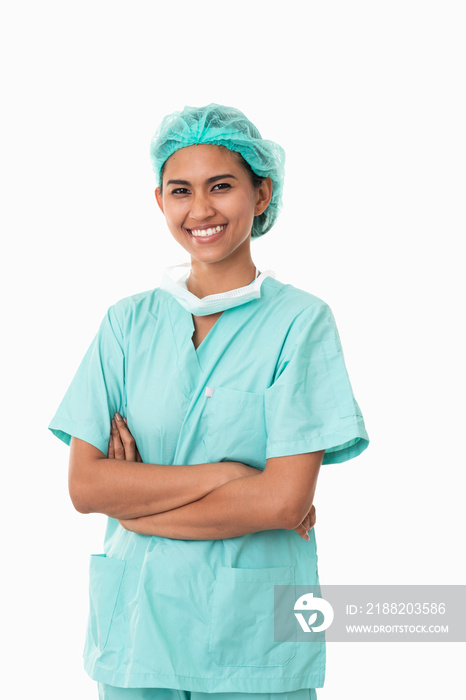 an indian young woman surgeon