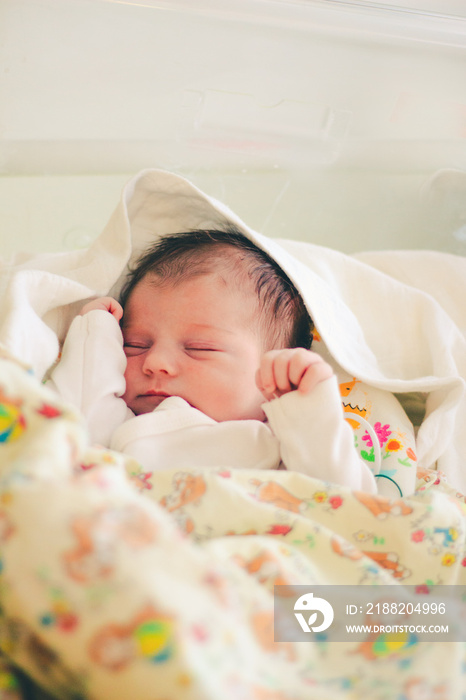 newborn cute baby infant sleeping