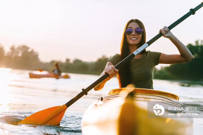 Nice day on kayak.