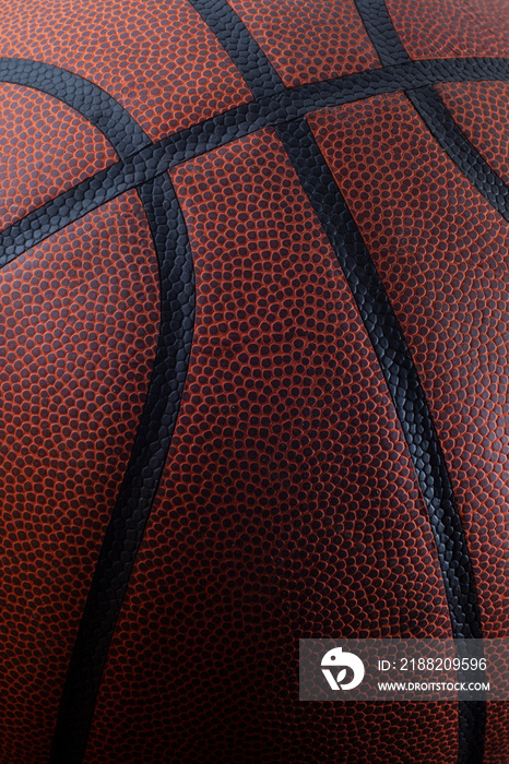 Basketball surface texture and pattern