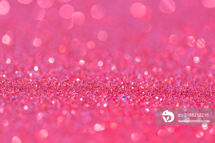 Abstract elegant pink purple glitter vintage sparkle with bokeh defocused