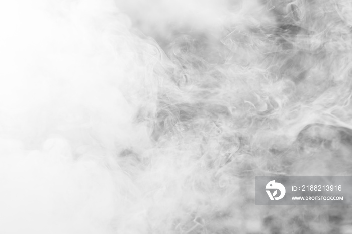 White thick smoke background texture. fog