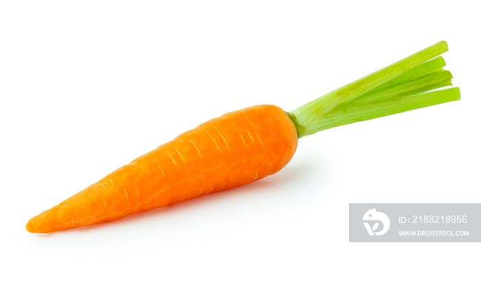 baby carrot fruit isolated on white background