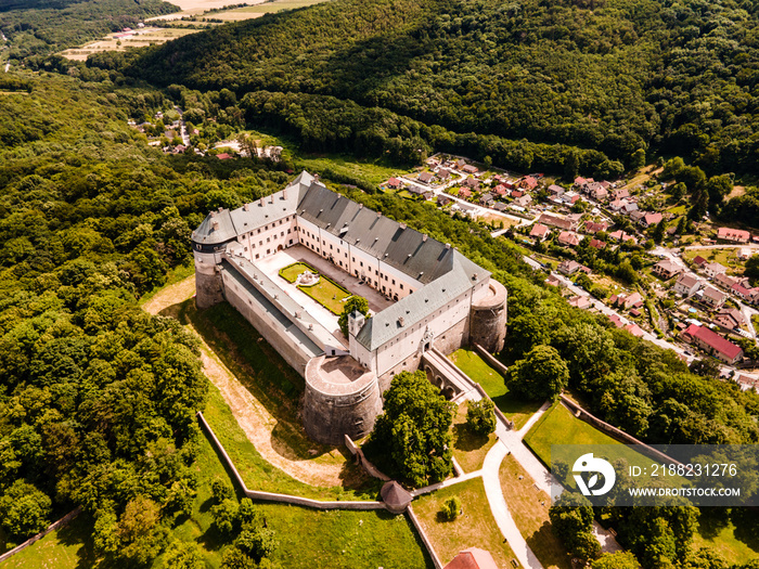 Cerveny Kamen Castle is a 13th-century castle in Slovakia. Castle with beautiful garden and park