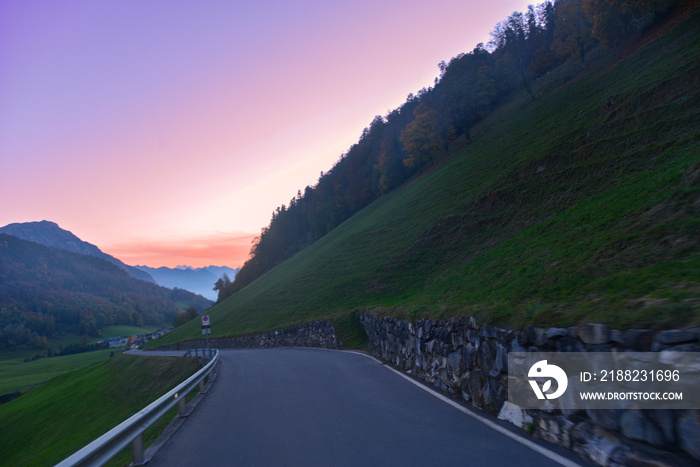 Sonnenunternag am Bürgenstock, Kanton Nidwalden / Schweiz