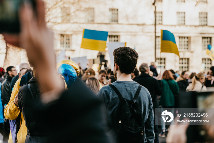 protest in support of ukraine