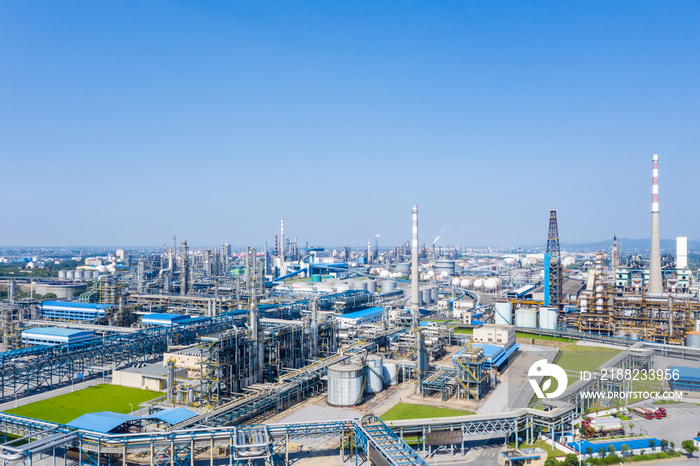 petrochemical oil refinery