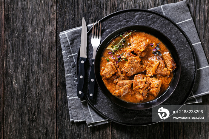 Flemish Stew, carbonnade, meet stew in bowl