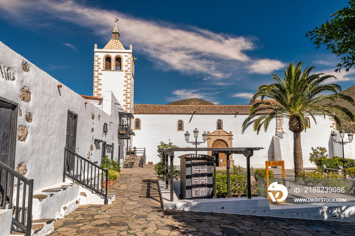 Church cathedral in Betancuria on Fuerteventura, Spain