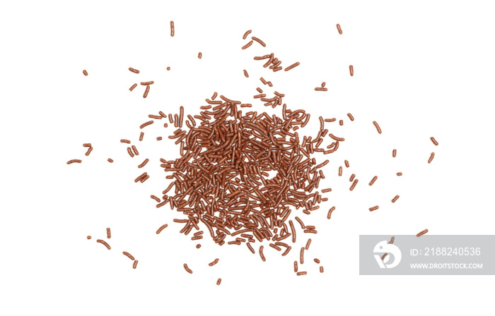 Typical dutch chocolate sprinkles (hagelslag)