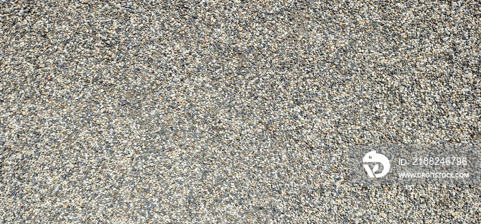 texture of gravel stones on ground background