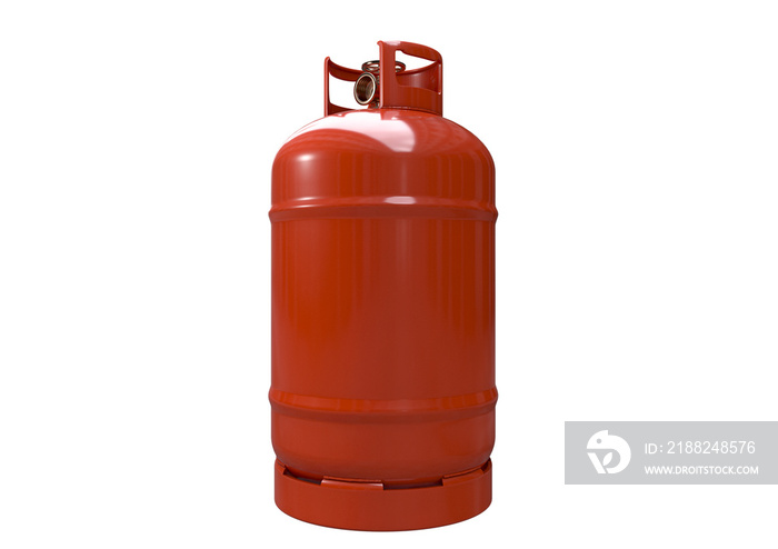 Red Gas Cylinder